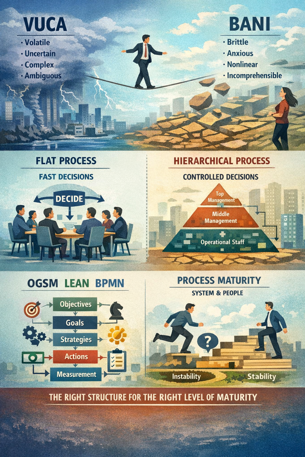 ORIS Solutions - Vì sao câu hỏi “phẳng hay phân cấp” thường bị đặt sai