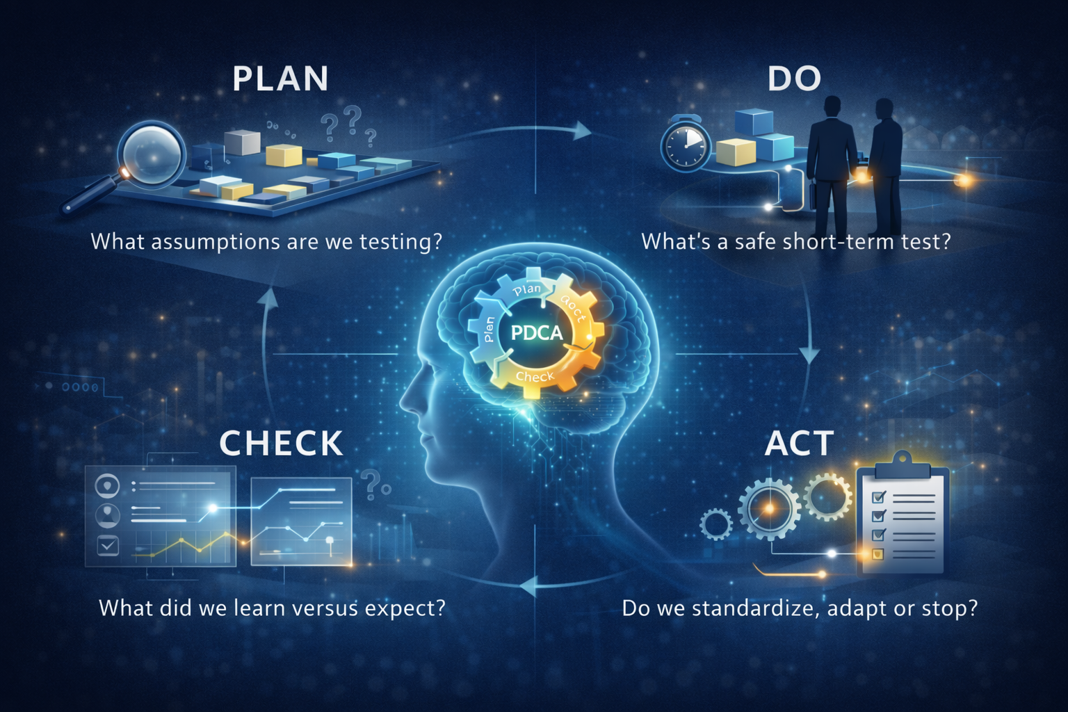 ORIS Solutions - Chu trình PDCA với câu hỏi vận hành